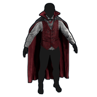 Buy Rust clothing Dracula Cape skin