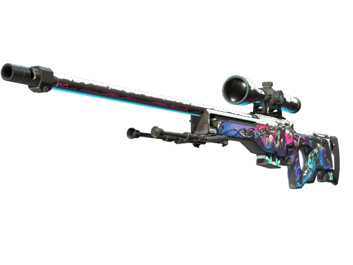 Buy CS2 sniper rifle AWP | Neo-Noir (Well-Worn) skin