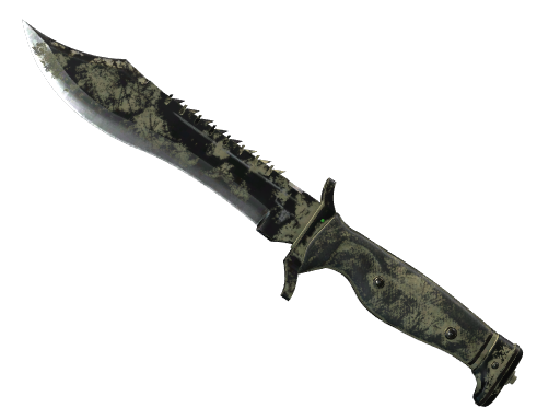 Buy CS2 knife ★ Bowie Knife | Safari Mesh (Battle-Scarred) skin