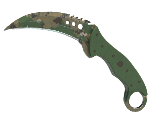 Buy CS2 knife ★ Talon Knife | Forest DDPAT (Well-Worn) skin