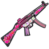 Buy Rust weapon Love Deluxe MP5 skin