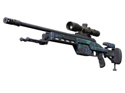Buy CS2 sniper rifle StatTrak™ SSG 08 | Mainframe 001 (Battle-Scarred) skin