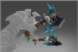 Buy Dota 2 wearable Unusual Axes of the Icewrack Marauder skin