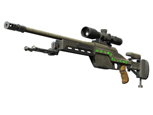 Buy CS2 sniper rifle StatTrak™ SSG 08 | Necropos (Well-Worn) skin
