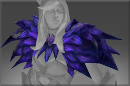 Buy Dota 2 wearable Genuine Shoulders of the Black Wind Raven skin