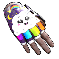 Buy Rust clothing Rainbow Pony Roadsign Gloves skin