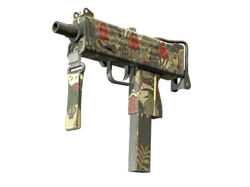 Buy CS2 smg MAC-10 | Monkeyflage (Battle-Scarred) skin