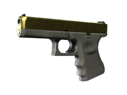 Buy CS2 pistol Glock-18 | Brass (Minimal Wear) skin