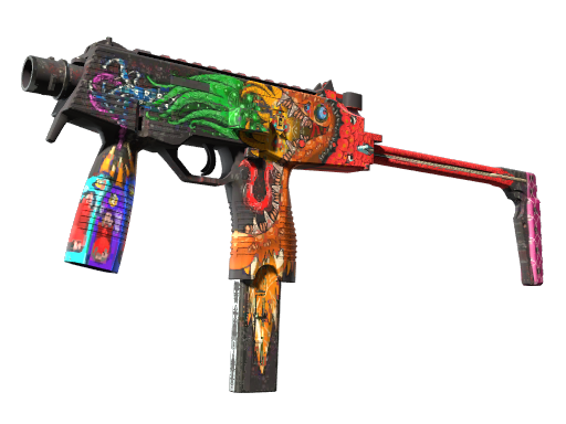 Buy CS2 smg MP9 | Food Chain (Well-Worn) skin