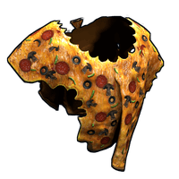 Buy Rust clothing Pizza Poncho skin