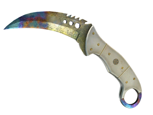 Buy CS2 knife ★ Talon Knife | Case Hardened (Battle-Scarred) skin