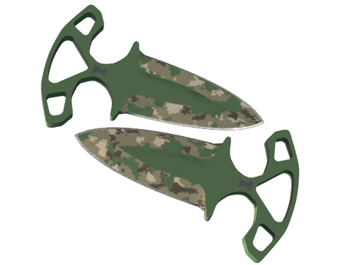 Buy CS2 knife ★ Shadow Daggers | Forest DDPAT (Minimal Wear) skin