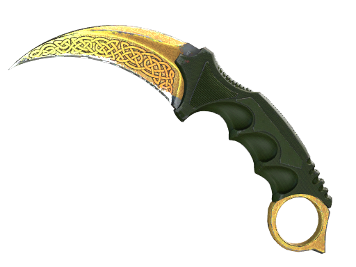 Buy CS2 knife ★ StatTrak™ Karambit | Lore (Well-Worn) skin