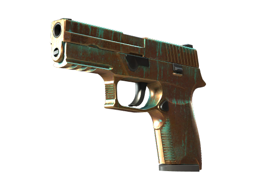 Buy CS2 pistol StatTrak™ P250 | Verdigris (Factory New) skin