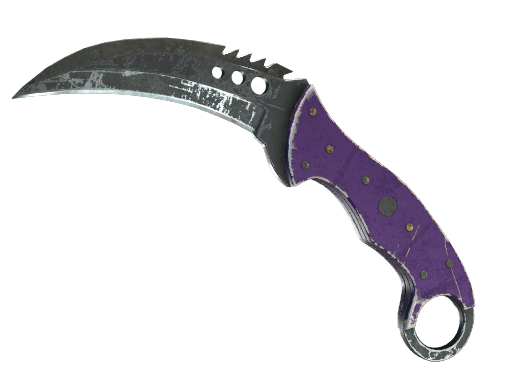 Buy CS2 knife ★ Talon Knife | Ultraviolet (Battle-Scarred) skin