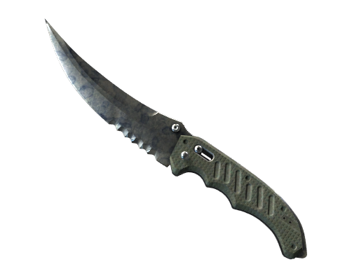 Buy CS2 knife ★ StatTrak™ Flip Knife | Stained (Field-Tested) skin