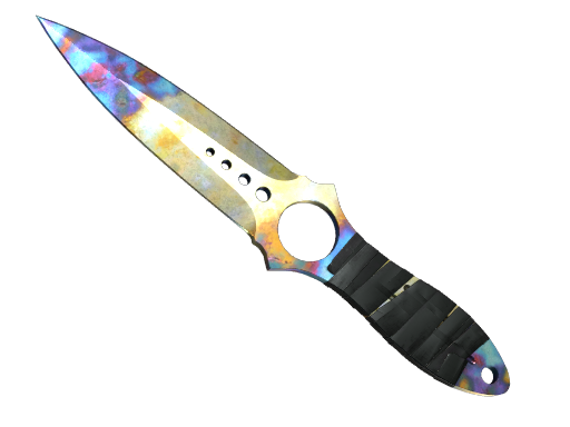 Buy CS2 knife ★ Skeleton Knife | Case Hardened (Well-Worn) skin