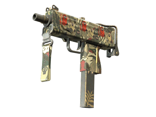 Buy CS2 smg StatTrak™ MAC-10 | Monkeyflage (Field-Tested) skin
