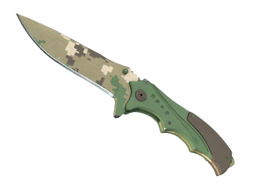 Buy CS2 knife ★ Nomad Knife | Forest DDPAT (Well-Worn) skin