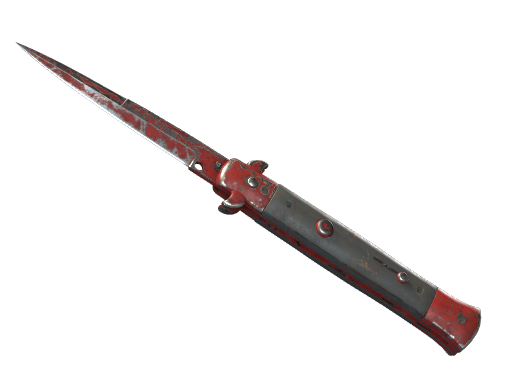 Buy CS2 knife ★ Stiletto Knife | Crimson Web (Battle-Scarred) skin