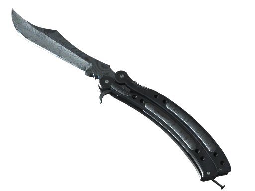 Buy CS2 knife ★ StatTrak™ Butterfly Knife | Damascus Steel (Field-Tested) skin