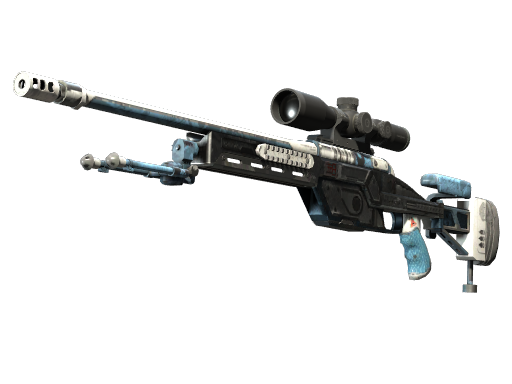 Buy CS2 sniper rifle SSG 08 | Ghost Crusader (Well-Worn) skin