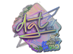 Buy CS2 sticker Sticker | dgt (Holo) | Rio 2022 skin