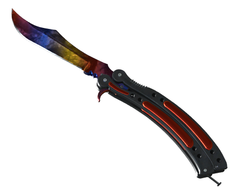 Buy CS2 knife ★ Butterfly Knife | Marble Fade (Minimal Wear) skin