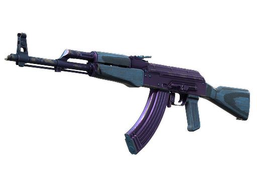 Buy CS2 rifle AK-47 | Midnight Laminate (Well-Worn) skin