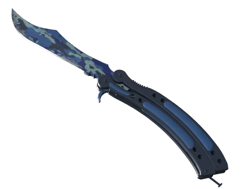 Buy CS2 knife ★ Butterfly Knife | Bright Water (Well-Worn) skin
