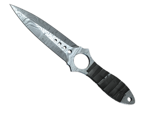 Buy CS2 knife ★ StatTrak™ Skeleton Knife | Damascus Steel (Well-Worn) skin