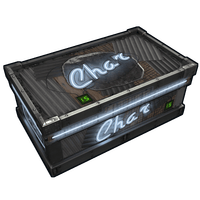 Buy Rust misc Neon Charcoal Storage skin