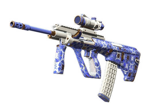 Buy CS2 rifle AUG | Lapis Lazuli (Well-Worn) skin