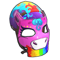 Buy Rust armor Rainbow Pony Mask skin