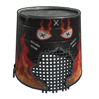 Buy Rust armor Roasted Bucket Helmet skin