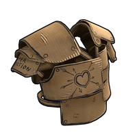 Buy Rust clothing Cardboard Vest skin