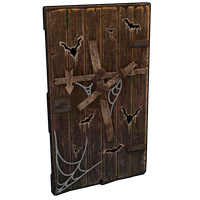 Buy Rust misc Halloween Wooden Door skin