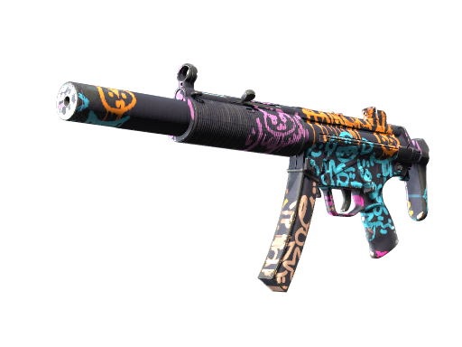 Buy CS2 smg MP5-SD | Neon Squeezer (Field-Tested) skin