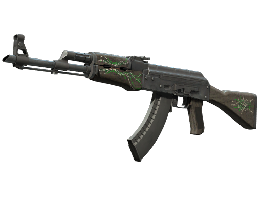 Buy CS2 rifle AK-47 | Emerald Pinstripe (Battle-Scarred) skin