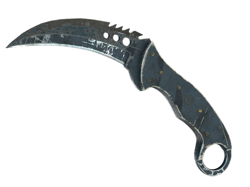 Buy CS2 knife ★ Talon Knife | Night Stripe (Battle-Scarred) skin