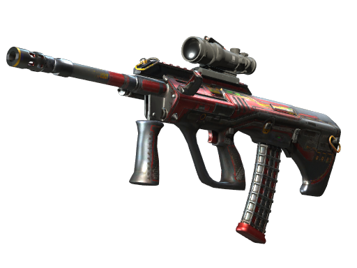 Buy CS2 rifle AUG | Syd Mead (Well-Worn) skin