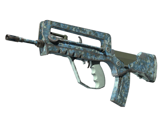 Buy CS2 rifle FAMAS | Cyanospatter (Field-Tested) skin