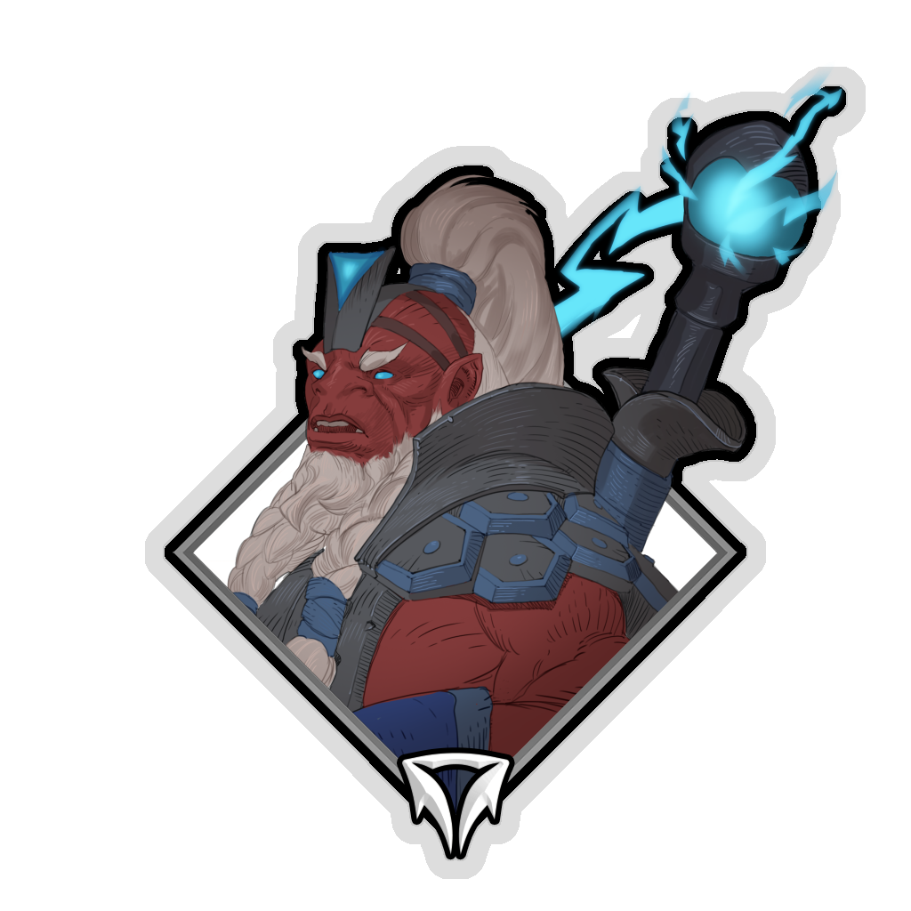 Buy Dota 2 sticker Gold Crownfall Sticker - Disruptor skin