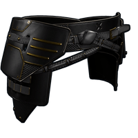 Buy Rust clothing Black Gold Kilt skin