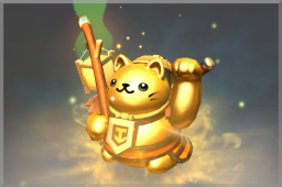Buy Dota 2 wearable Inscribed Golden Fortune's Tout skin