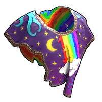 Buy Rust clothing Rainbow Pony Poncho skin