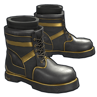 Buy Rust clothing Black Gold Boots skin