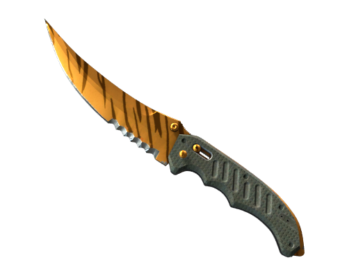 Buy CS2 knife ★ StatTrak™ Flip Knife | Tiger Tooth (Factory New) skin