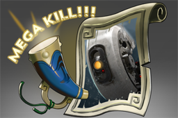 Buy Dota 2 announcer Cursed Mega-Kills: GLaDOS skin