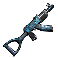 Buy Rust weapon Azul AK47 skin